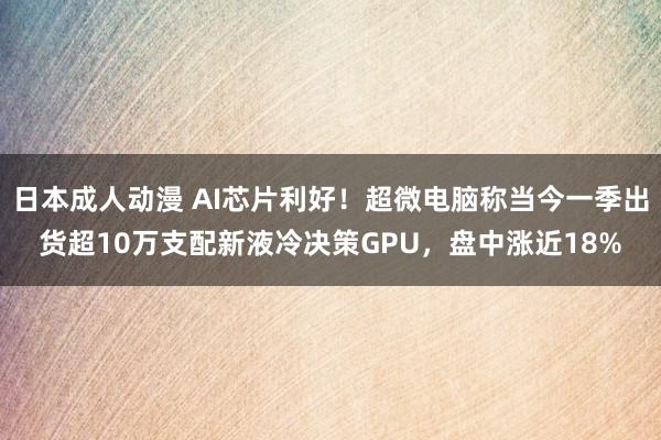 日本成人动漫 AI芯片利好！超微电脑称当今一季出货超10万支配新液冷决策GPU，盘中涨近18%