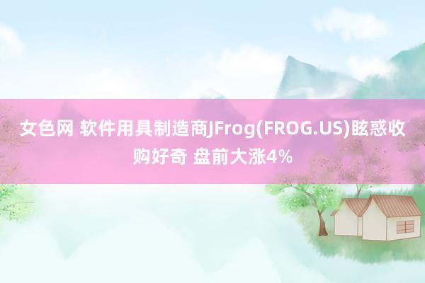 女色网 软件用具制造商JFrog(FROG.US)眩惑收购好奇 盘前大涨4%